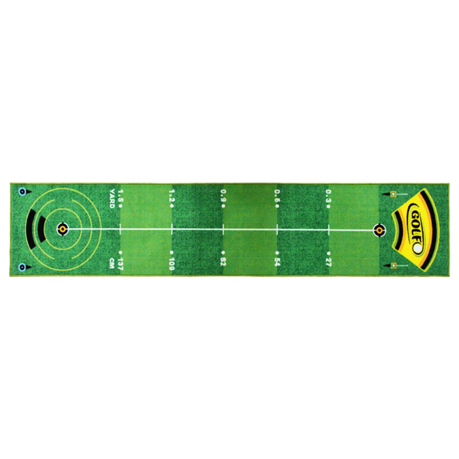 Putting Green para Práctica 49,8 cm x 2,38 m Base Antideslizante Ayuda de