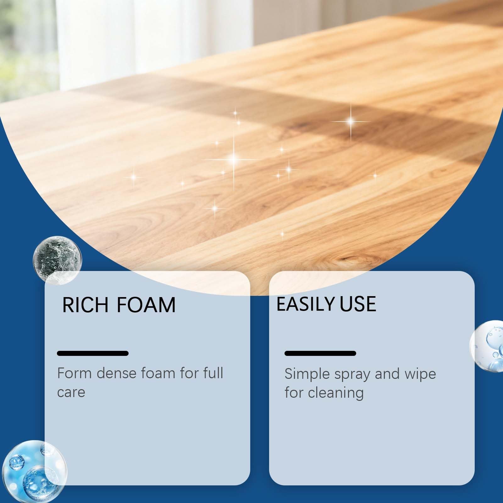 Haushalts-Mehrzweck-Schaumsprühreiniger, Tiefenreinigung No-Rinse Kitchen Foam Cleaner, Multi-Surface Foam Cleaner Spray, Allzweck-Schaumreiniger, schäumender Fettentferner in der Küche (5pcs)
