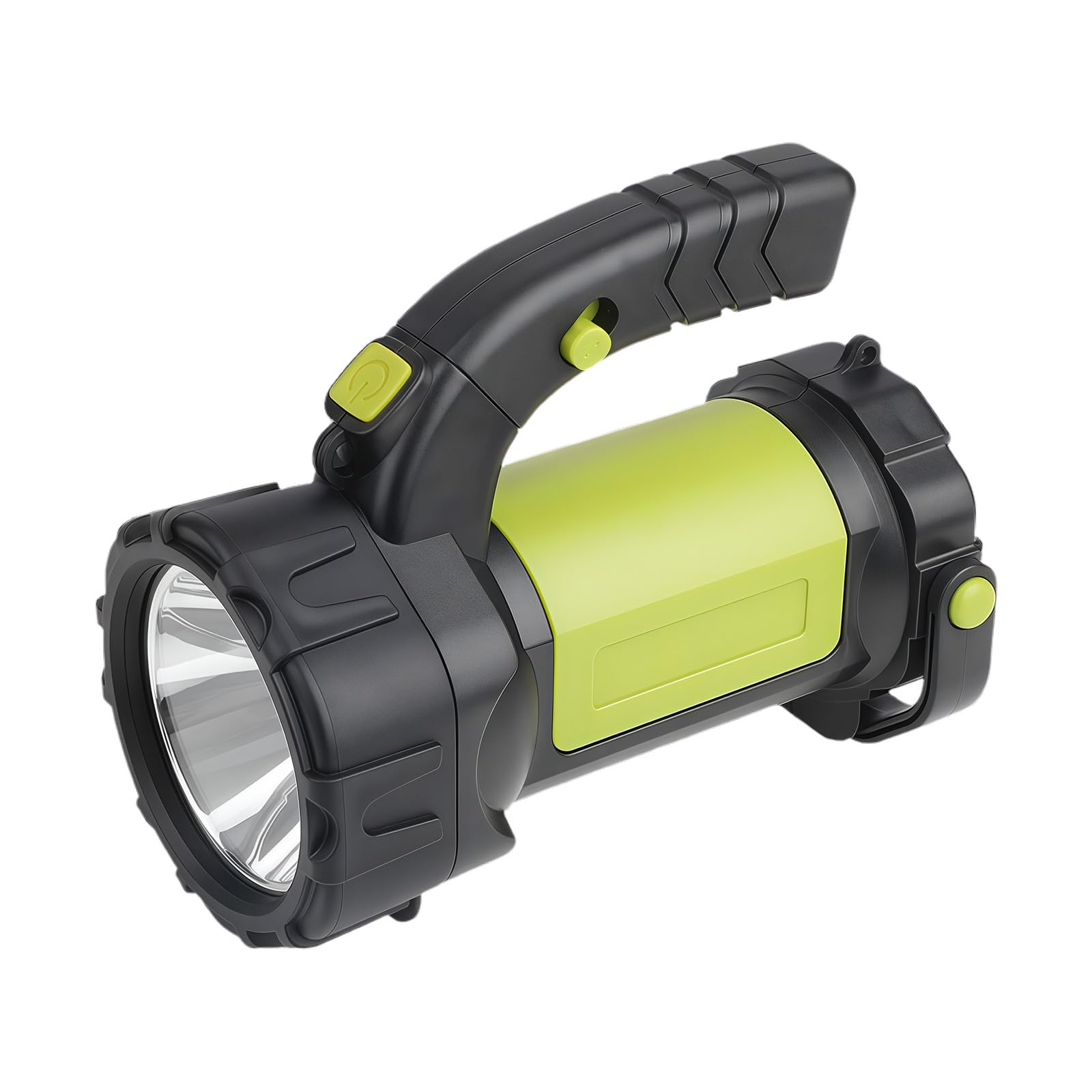 Ljmyy Rechargeable LED Flashlight with 7 Light Modes & USB Power Pack Function Suitable for Outdoor Camping Hiking Emergencies