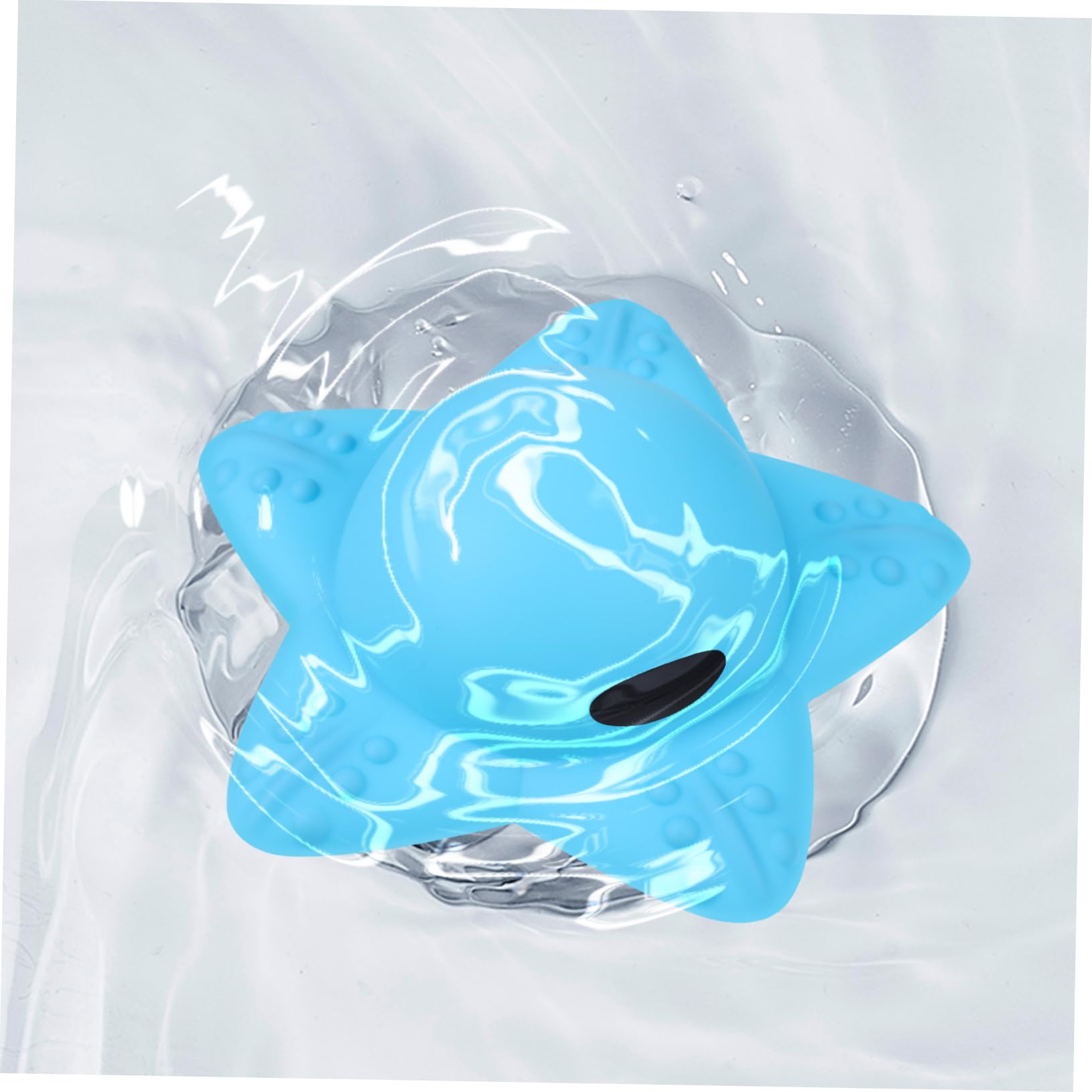 SEWACC Drain Stopper Silicone Star Shape Bathtub Stopper Water Level Cup Design for Bathtubs Sinks and Kitchen Drains