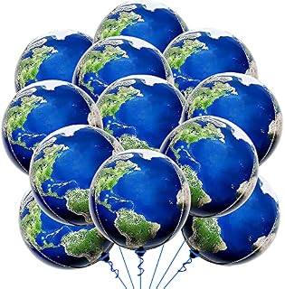 KatchOn, Big Gold Foil Balloon - 22 Inch, Pack of 12 | Gold 4D Balloons, Gold Mylar Balloons | Metallic Gold Balloons, Gold Foil Balloons | Round 4D Gold Sphere Balloons for Gold Party Decorations