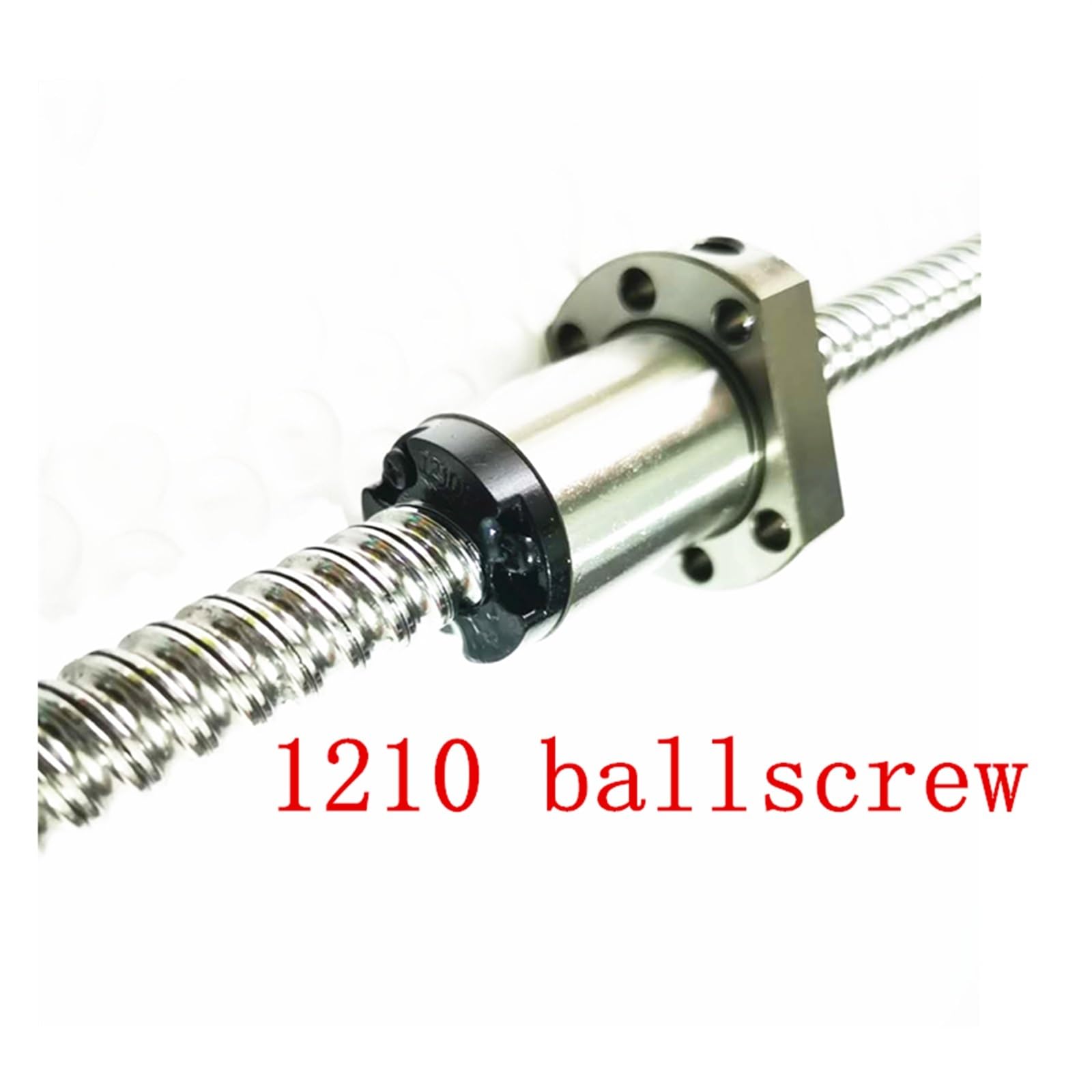 Zestaw śrub kulowych, SFS1210 C7 Nakrętka kołnierzowa z walcowaną śrubą kulową BK10 Końcówki BF10, wiele rozmiarów(738mm 29.06" long)