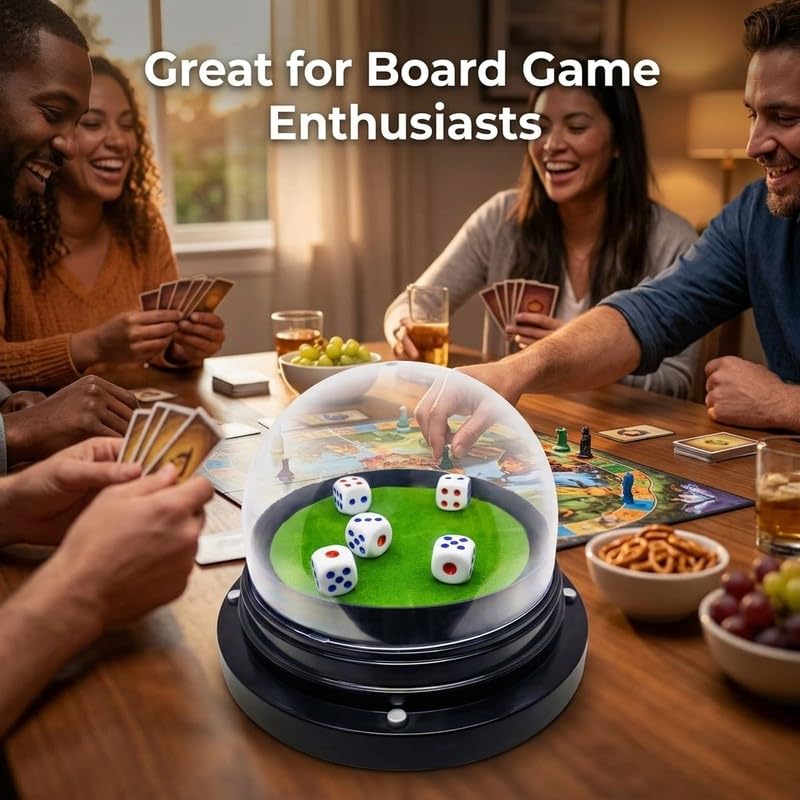 Taza automática de rodillos de dados que evita caídas en juegos de mesa 3