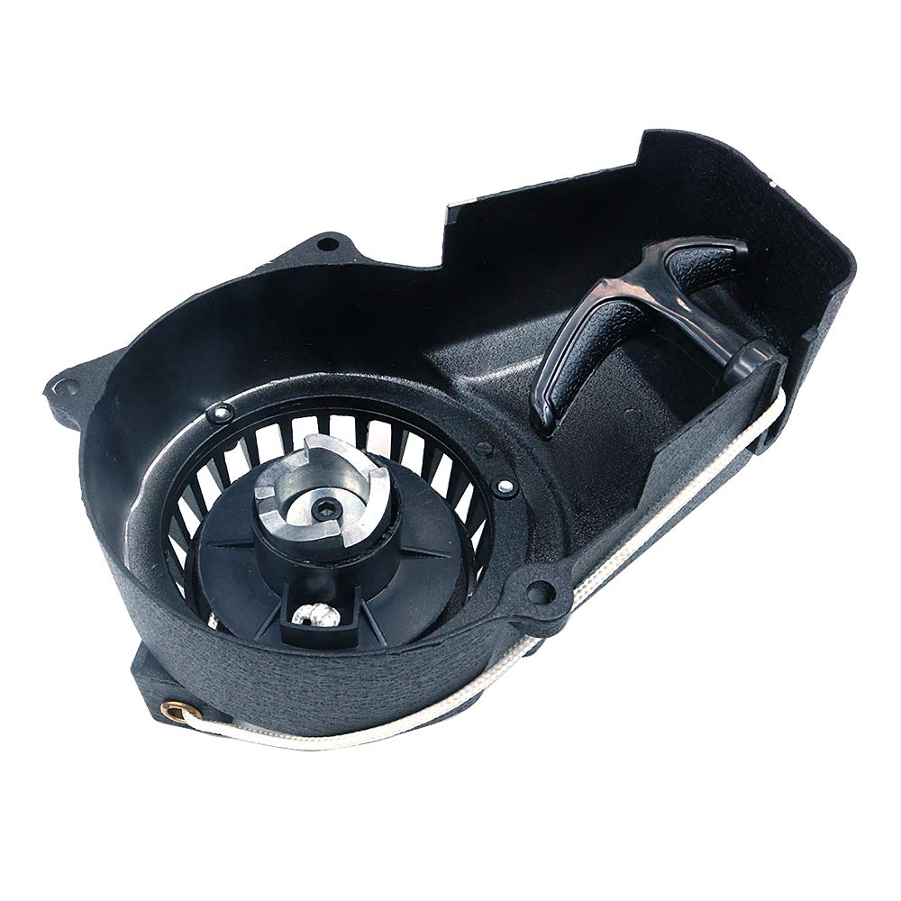 Namvo 47-49cc Mini Moto Pull Start, 2 Tempi Raffreddato ad Aria Moto Dirt Quad Pull Start Plastica Manuale Avviamento Manuale Accenditore Pullstart Accenditore Moto (Nero)