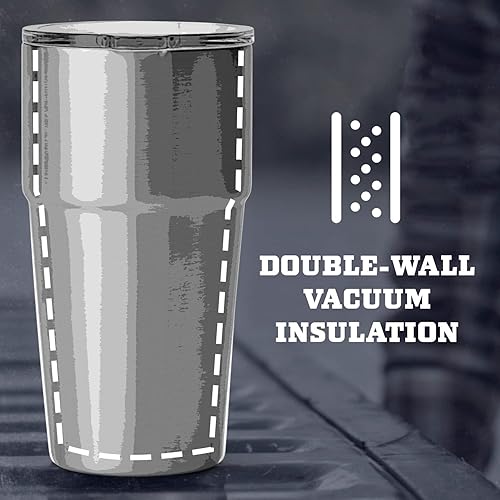 Miniatura 4 de YETI Rambler - Pintura apilable de 16 onzas aislada al vacío acero inoxidable con tapa MagSlider acero inoxidable