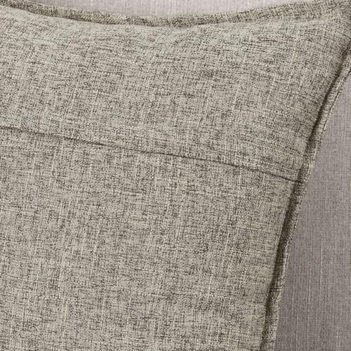 MADIZZ Pack of 2 Decorative Faux Linen Throw Pillow Covers 16x16 Inch Mixed Taupe Natural Soft Boho Farmhouse Couch Throw Pillows for Bed Accent Modern Pillowcase for Sofa Living Room Home Decor by MADIZZ - Used condition - Image 2
