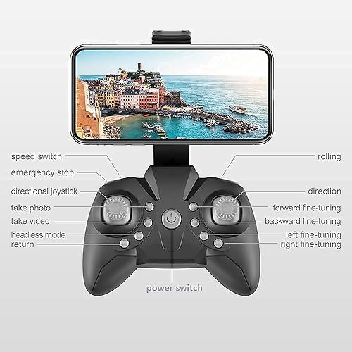 Miniatura 5 de Adecuado para principiantes con cámara 4K Video en tiempo real Drones plegables Drones Control remoto Quadcopters Drone Toys One-Key Return to Home.