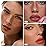 evpct 3Pcs Nude Brown Brownish Red & Orange Red Peel Off Lip Stain Tints, Matte Liquid Lipstick Lip Stain Long Lasting Waterproof for Women, Longwear Lipstick Peel Off Highly Pigmented Easy to Apply