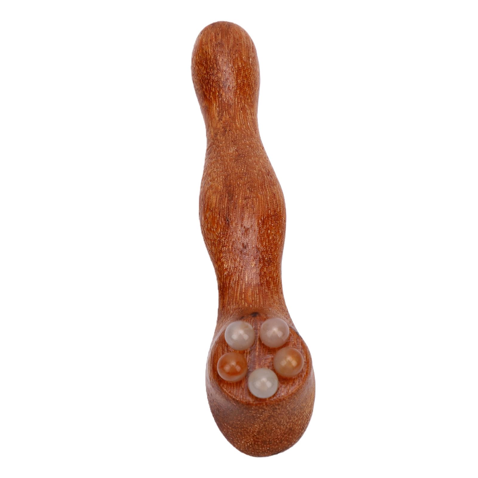 AMONIDA Rolo de Jade Artesanal de Madeira para Massageador de Olhos Com Superfícies Lisas