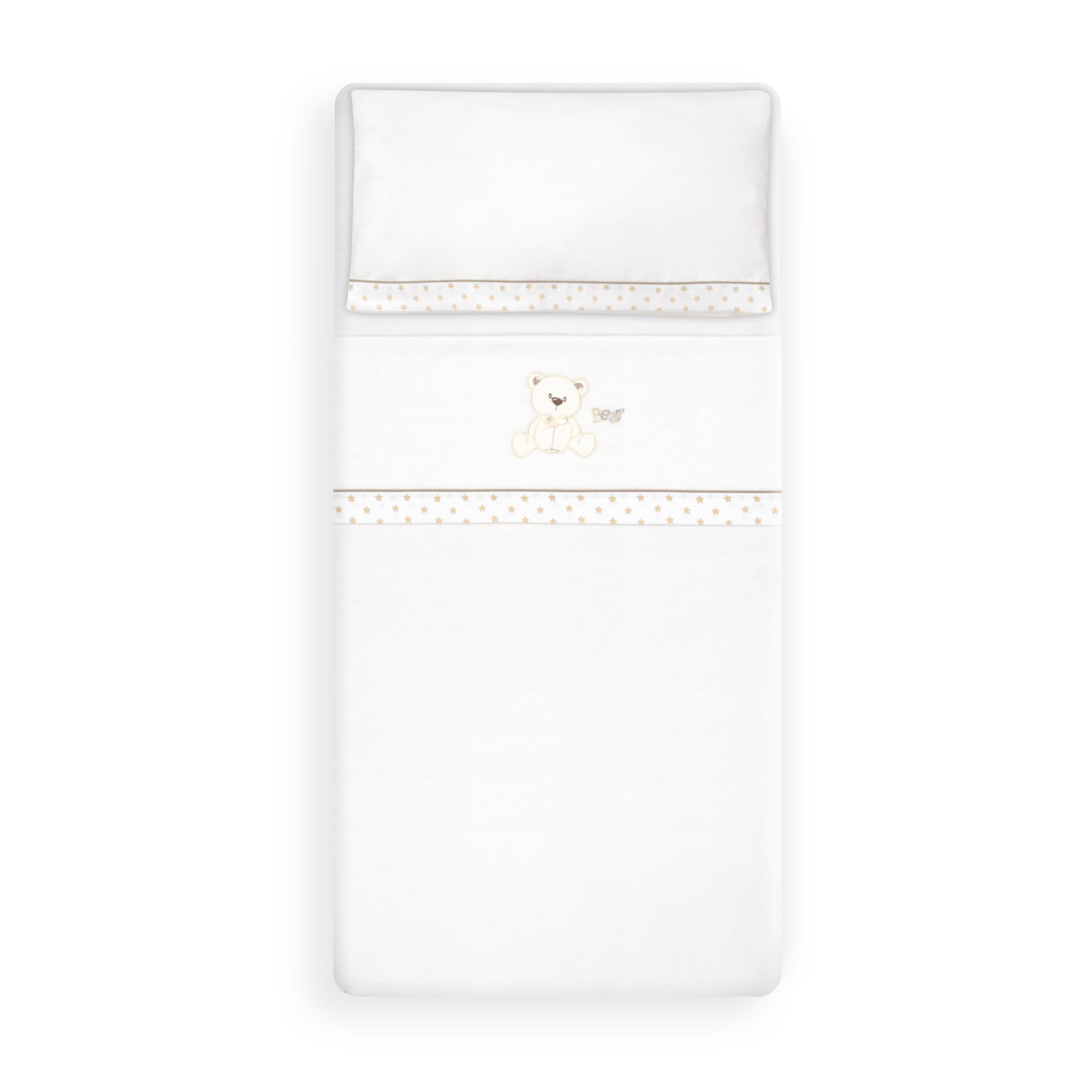Danielstore Juego de sábanas Cuna Franela 60x120 cm | 3 Piezas, 100% algodón, hipoalergénico | Suave, cálido, fácil Lavado | Invierno, Confort para bebé