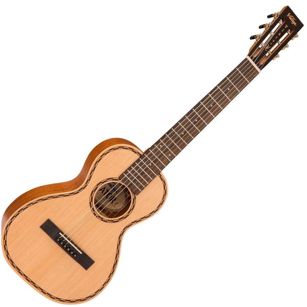 Vintage 'Viator' Paul Brett Acoustic Travar Gitarre ~ Nylon gespannt ~ natürlich