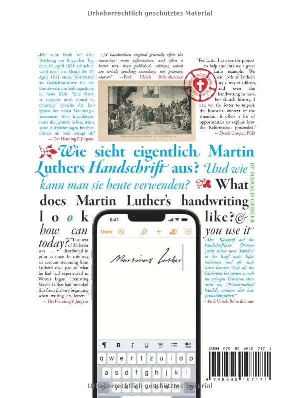 Martin Luther Handschrift comment décoder son écriture bilingue