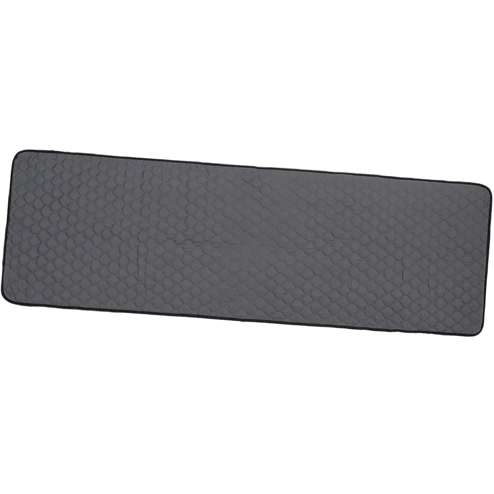 Milageto Almohadilla térmica eléctrica con bolsa de almacenamiento, saco de dormir portátil y cómodo para el invierno, para deportes al aire libre, acampadas y, Negro Y Gris
