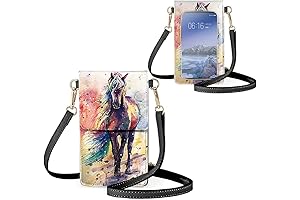 Lightweight Touch Screen Cell Phone Purse with Crossbody Strap