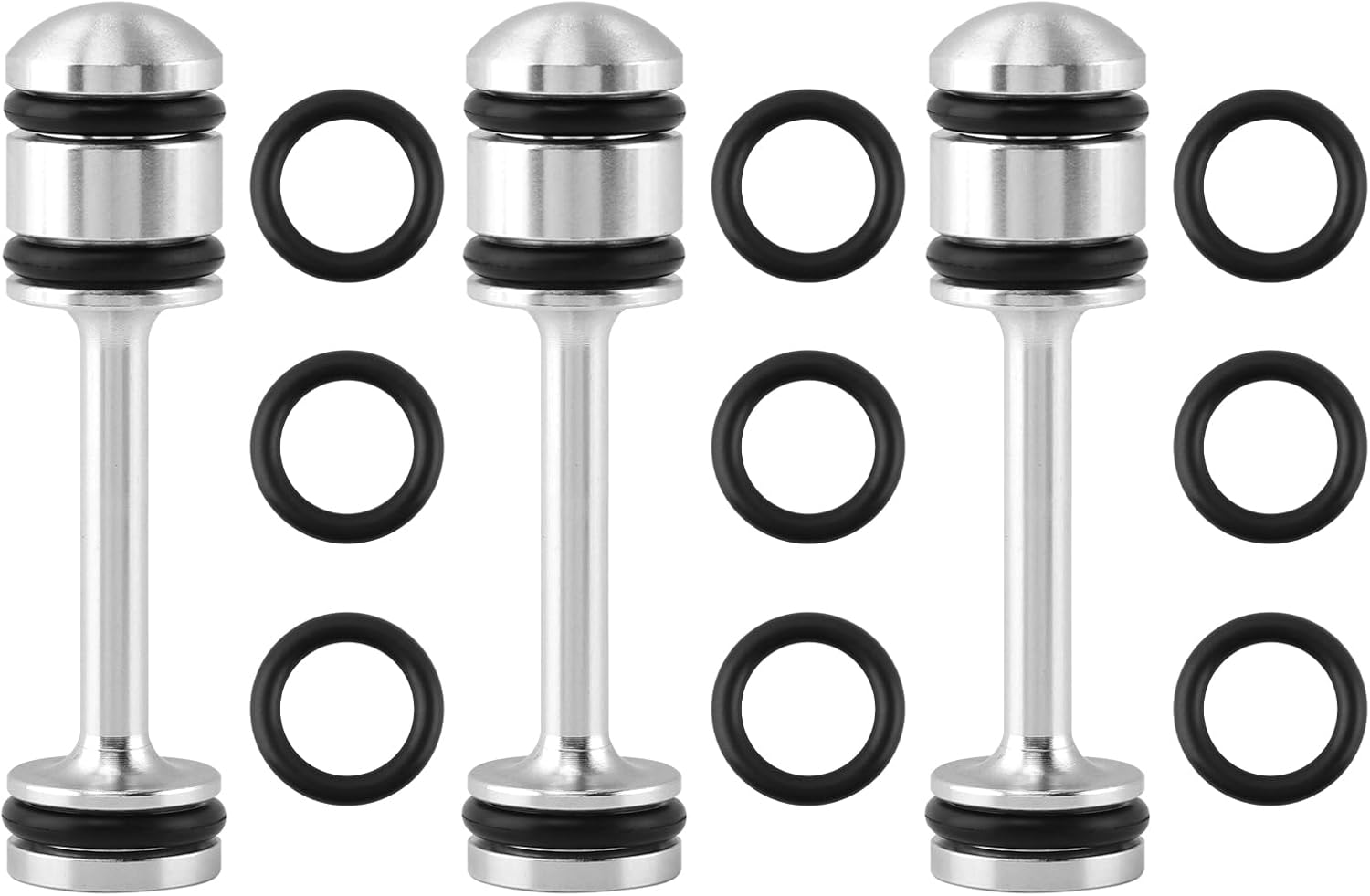 3 Pcs LS Oil Diverter Barbell Plug, Aluminum Alloy Oil Dumbbell Fits for GM Gen III & IV LS1 LS3 LS2 LQ4 LQ9 LS6 L92 L33 L99