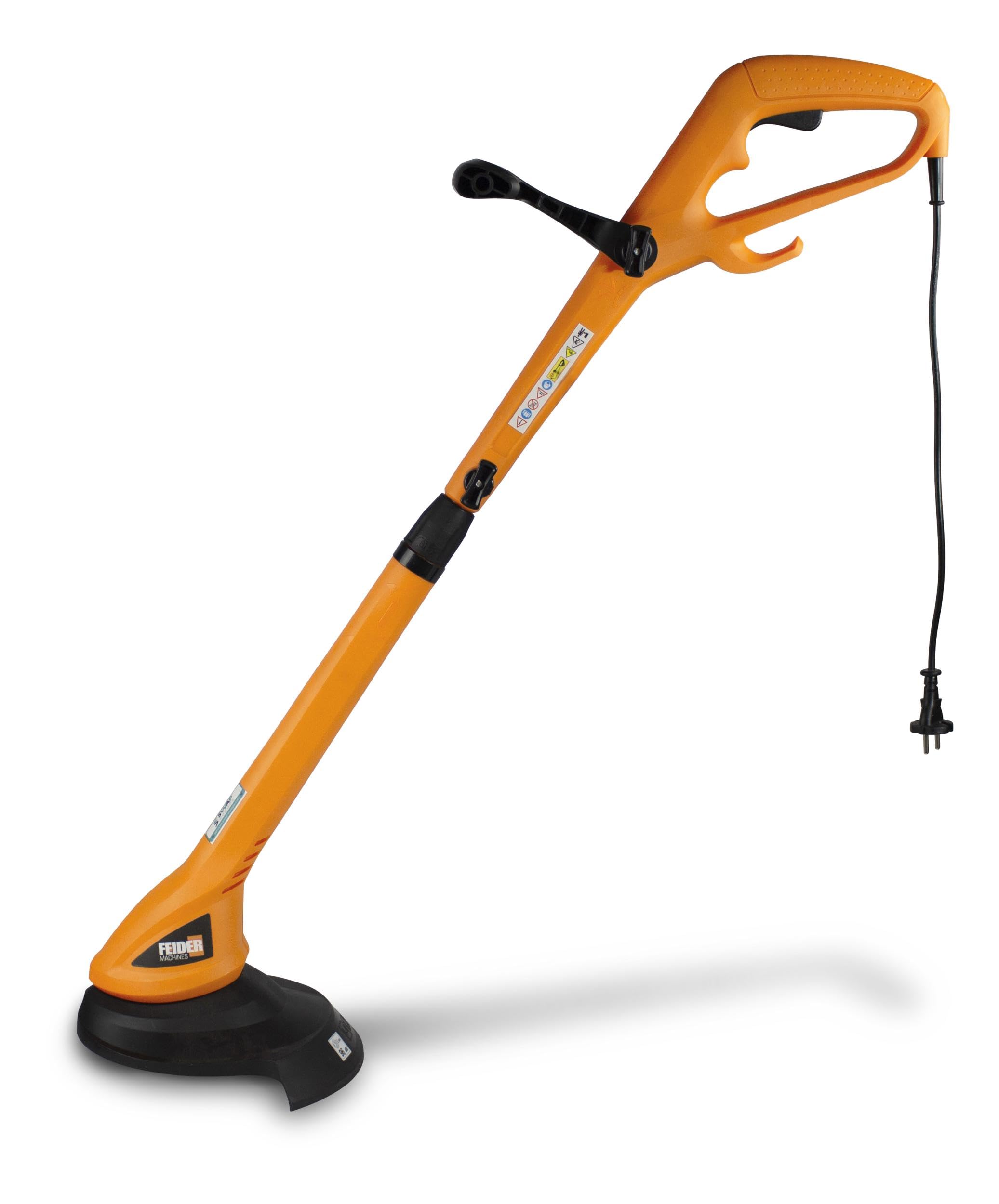 FEIDER - Coupe-Bordure Électrique 350W avec Bobine de Fil - Largeur de Coupe 25 cm - Tube Télescopique - Prise en Main Facile - Outillage de Jardin - FCBE350
