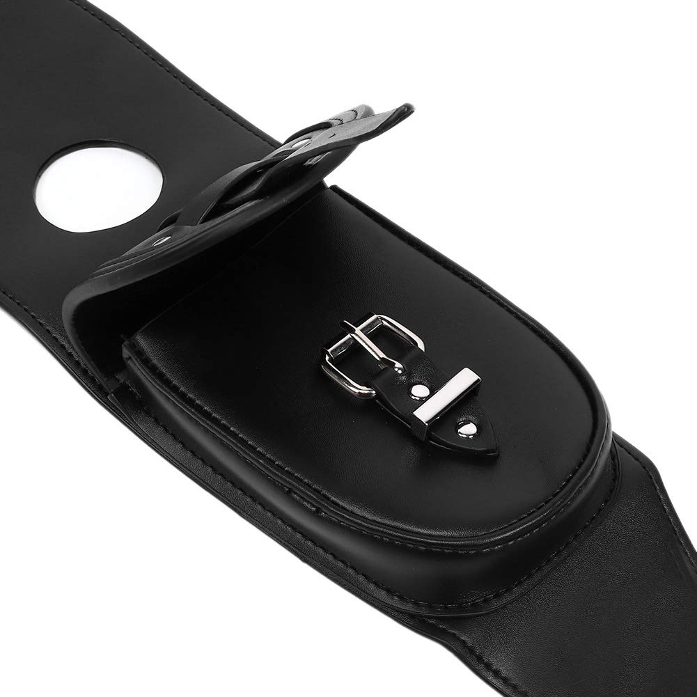 Borsa Serbatoio in Pelle Universale per Moto in Pelle Nera PU Pannello