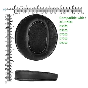 Amazon.com: Geekria QuickFit Protein Leather Replacement Ear
