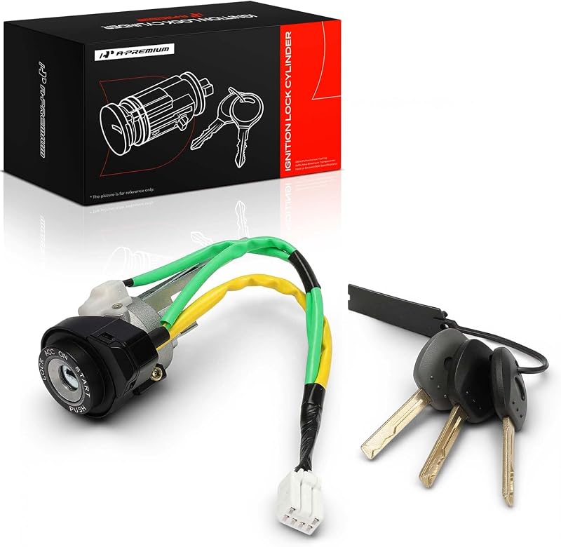 Cilindro da trava de ignição A-Premium com 3 chaves para Hyundai Azera 2006-2007 e 2008 até 15/02/2008