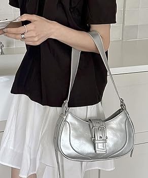 Amazon | [miniministore] ホーボーバッグ 韓国 ハーフムーンバッグ