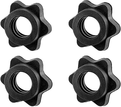 Dumbbell Collars 1 inch Dumbbell Hex Nut Barbell Collar Clamps Weight Clips for Dumbbells,Spinlock Collars for 1 Inch Standard Barbells Bars Sports