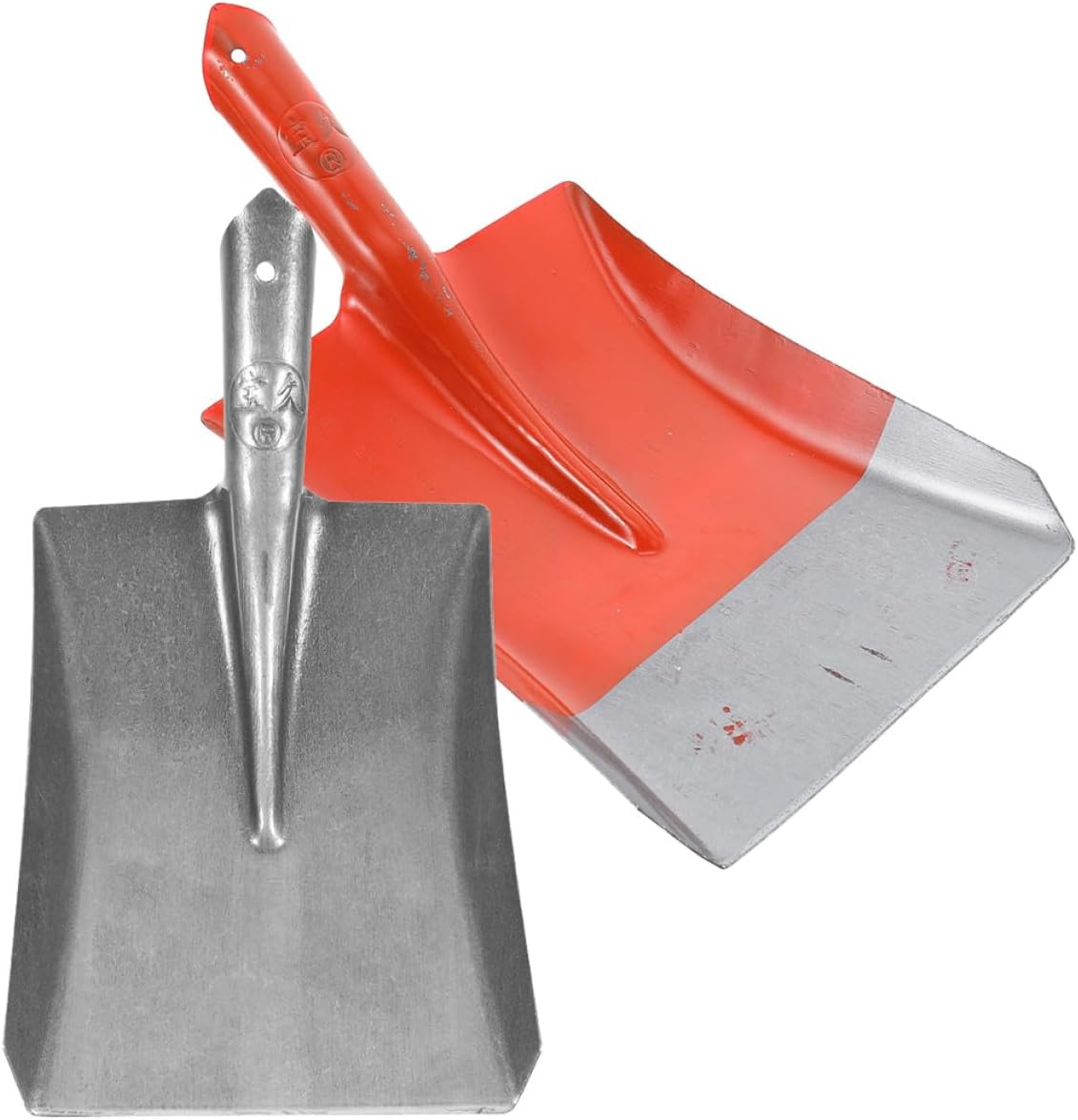 2pcs Garden Handheld Small Shovel Set, Metal Gardening Trowels for Planting and Weeding, Portable Household Garden Tools with Pointed and Square Heads for Flower Beds and Lawn Care