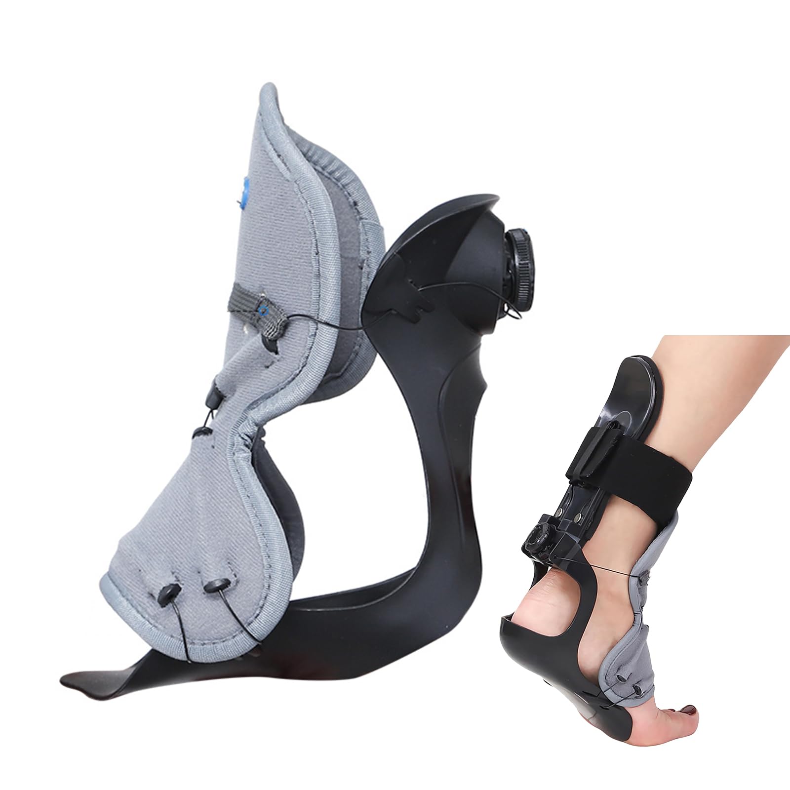 Fußheberorthese Zum Gehen Mit Schuhen Fußheberorthese Zur Unterstützung Der Dorsalflexion AFO-Fußheberorthese Zur Effektiven Schmerzlinderung,Right,L