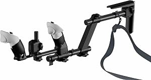 Moginno G3 Pro VR Carbon Fiber Gun Stock Compatible with Meta/Oculus Quest 3S/Quest 3 Controller Accessories, Magnetic Gunstock Rifle Adapter with Shoulder Strap, Enhance FPS Games Reality Control