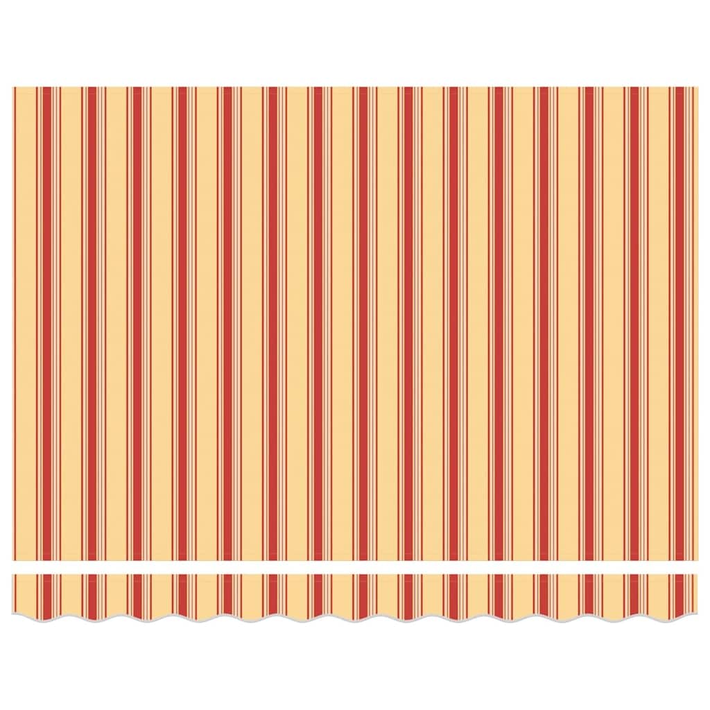 Tenda da sole estensibile manuale, protezione solare, giallo/arancione, 300 x 250 cm | Ombreggiante flessibile con manovella per balcone, veranda e giardino. Angolo di inclinazione regolabile individualmente.