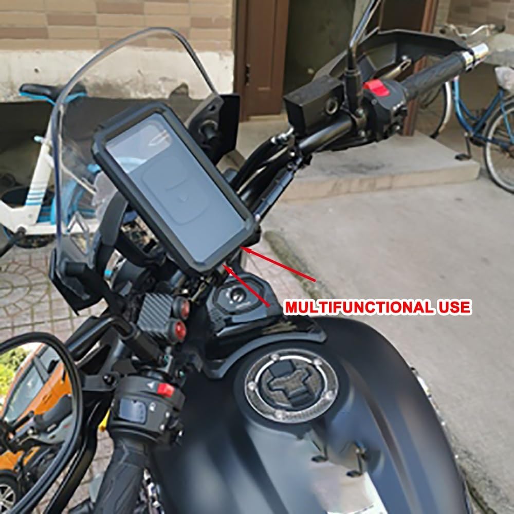 kierownica motocyklowa Pasuje do Tiger Sports 660 wielofunkcyjna regulowana kierownica uchwyty do balansowania poprzeczka uchwyt na telefon komórkowy(A R)