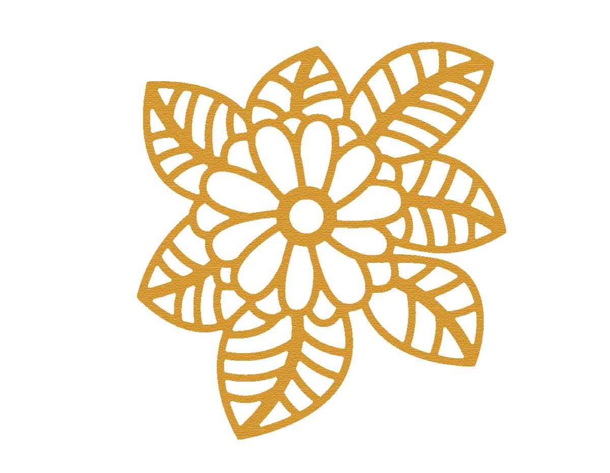 ZAG Fine Die Flowers and Plants Leaves with Flower