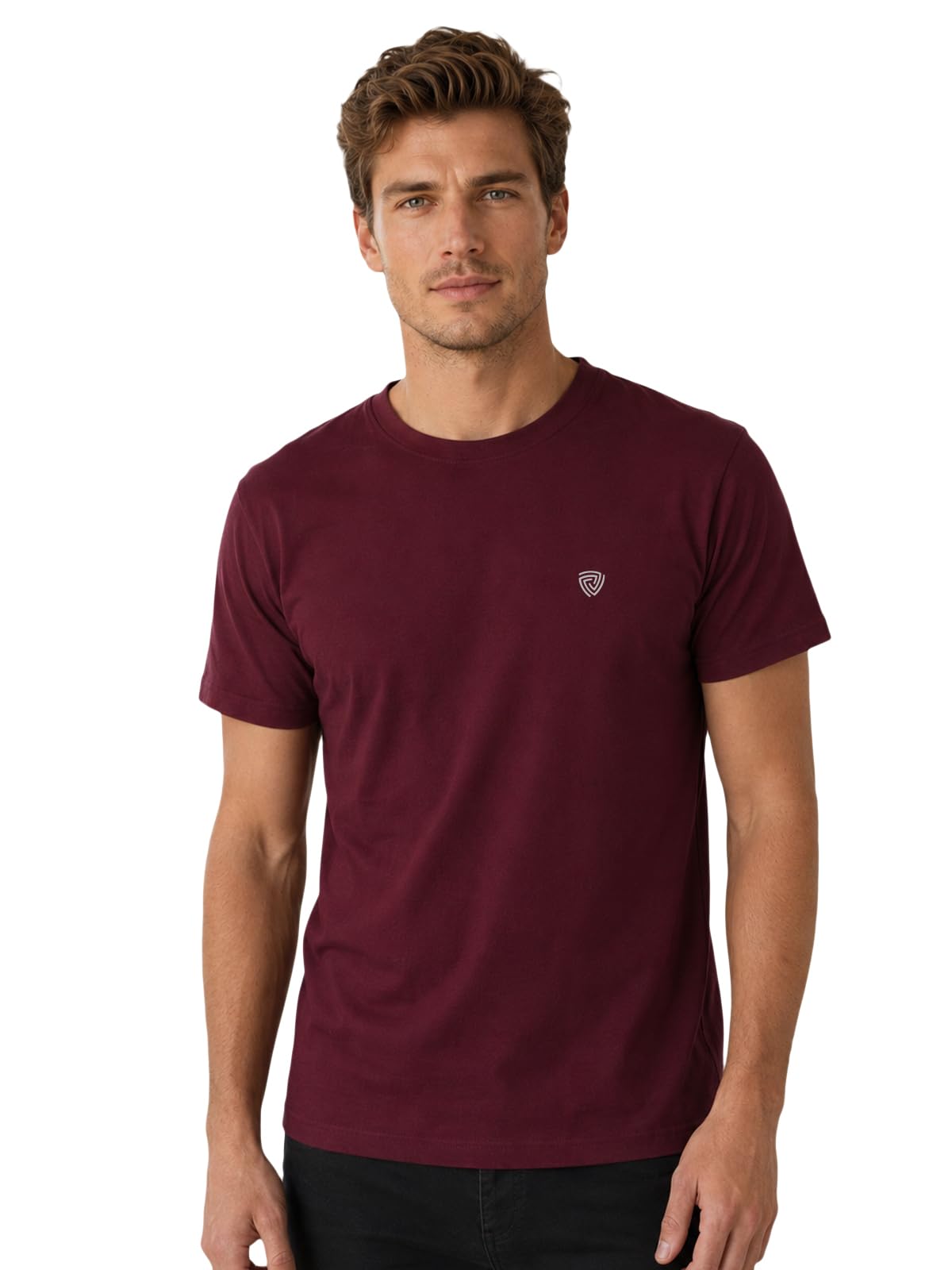 lux cozi Men Cotton Half Sleeves Round Neck Regular Fit Casual T-Shirt-picture-10