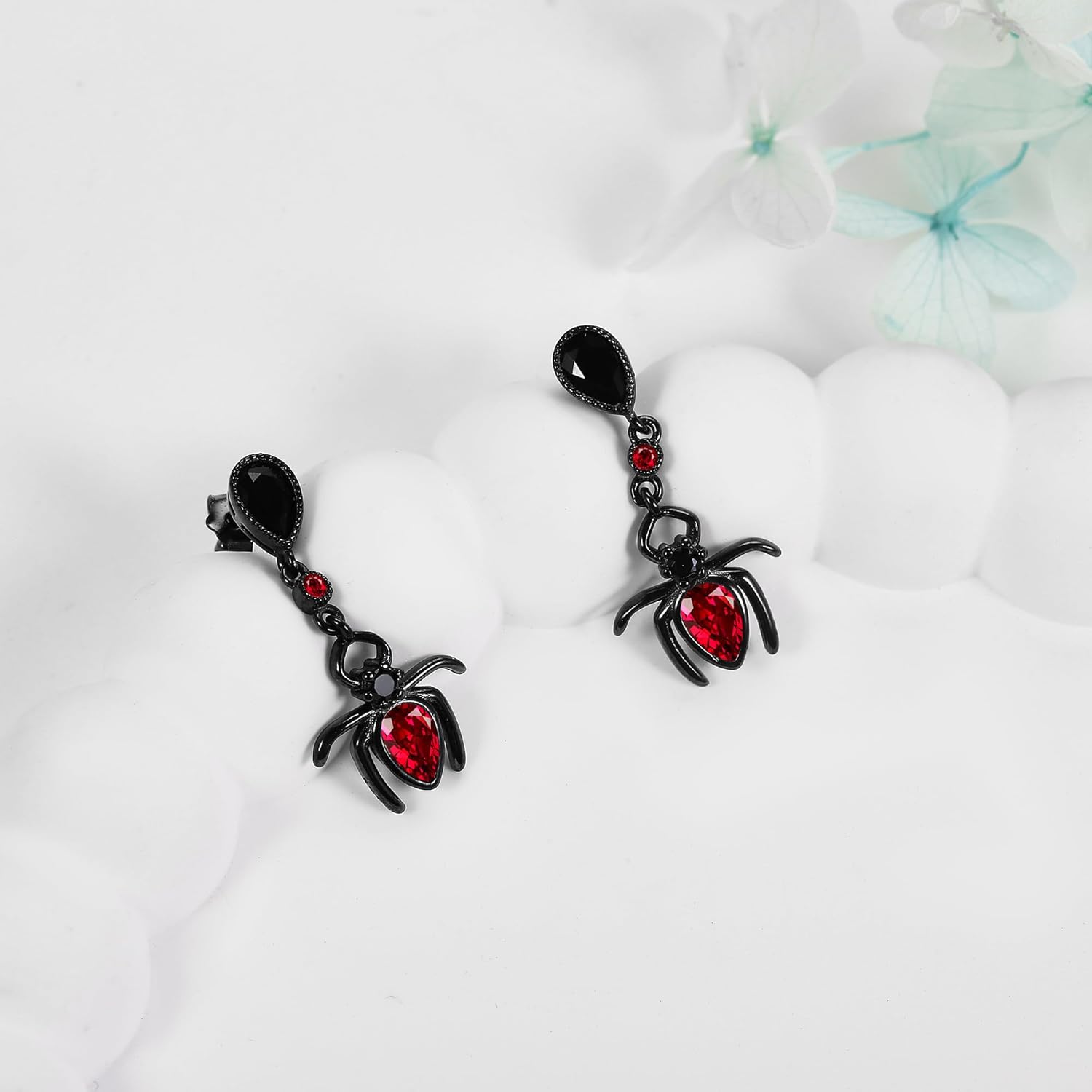 Skull Earrings Sterling Silver Skeleton Hand Drop Earrings Gothic Skull Christmas Jewelry Gifts for Women