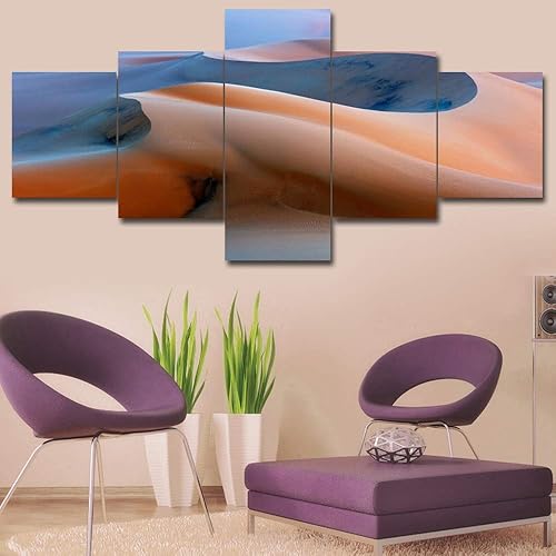 Vista 380 de Paisaje de 5 piezas pintura sobre lienzo