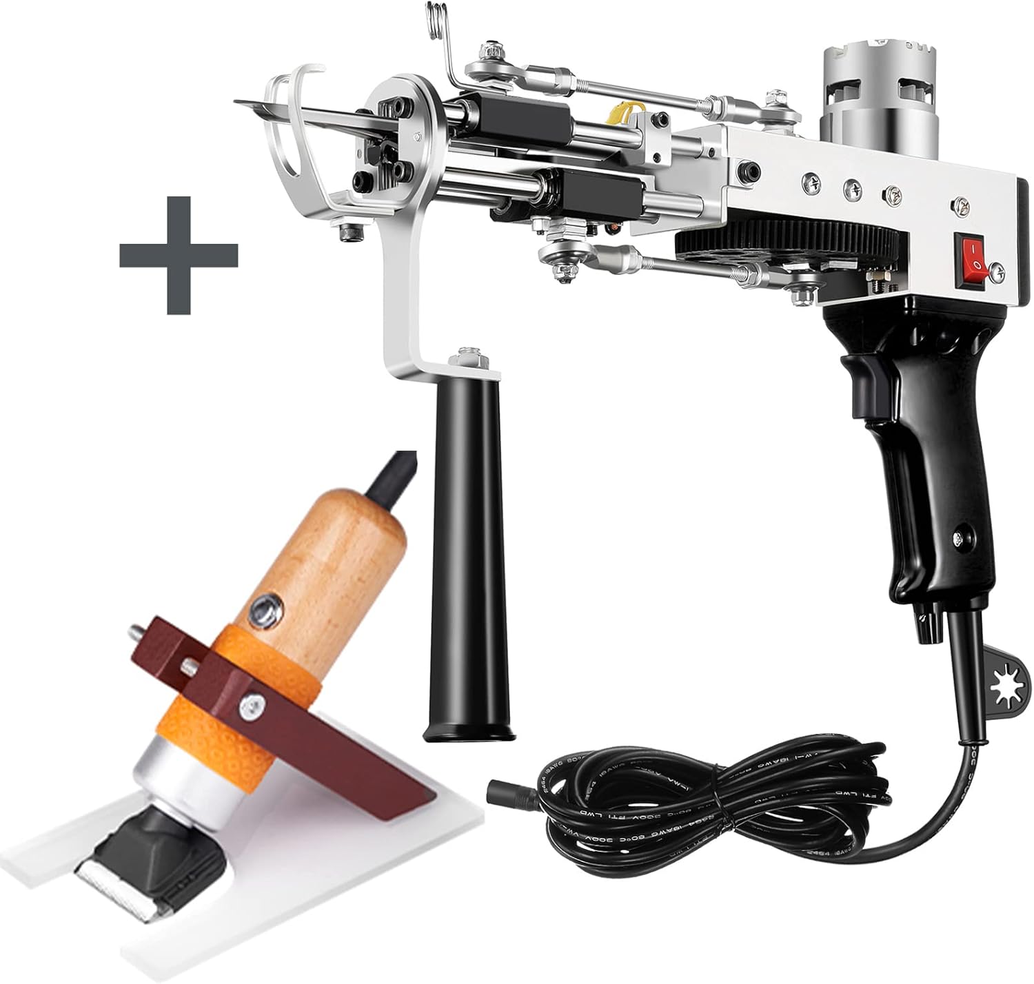 Rug Tufting Gun with Carpet Trimmer Kit BESGEERRugTuft