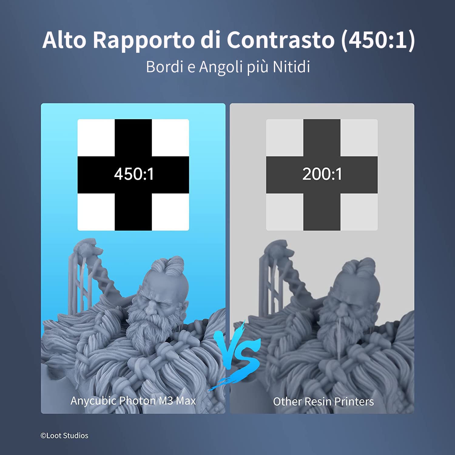 ANYCUBIC Photon M3 Max Stampante 3D con LCD 13.6"(7K) ed Alimentazione Automatica, Piattaforma per Incisione Laser, Anycubic LightTurbo, Dimensioni Massime di Stampa 298 * 164 * 300mm(14.6L)