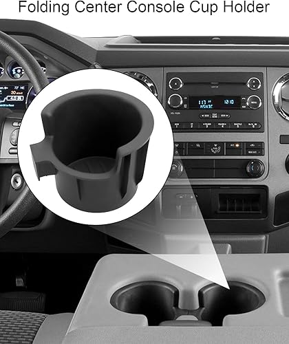 Miniatura 2 de Soporte para vasos lateral derecho compatible con Ford Super Duty 2011-2019 Reemplazar BC3Z2813562EA, 1 paquete