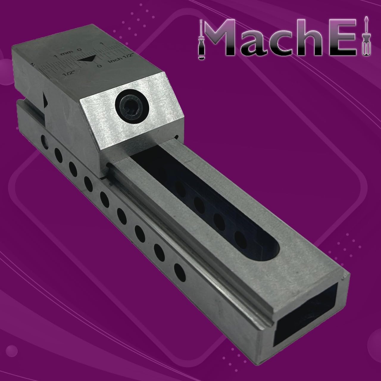 Morsa di precisione in acciaio 38 mm pin duro rettificato MachEl