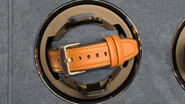 Correa 22mm de cuero y silicona para smartwatch K52 miniatura 7