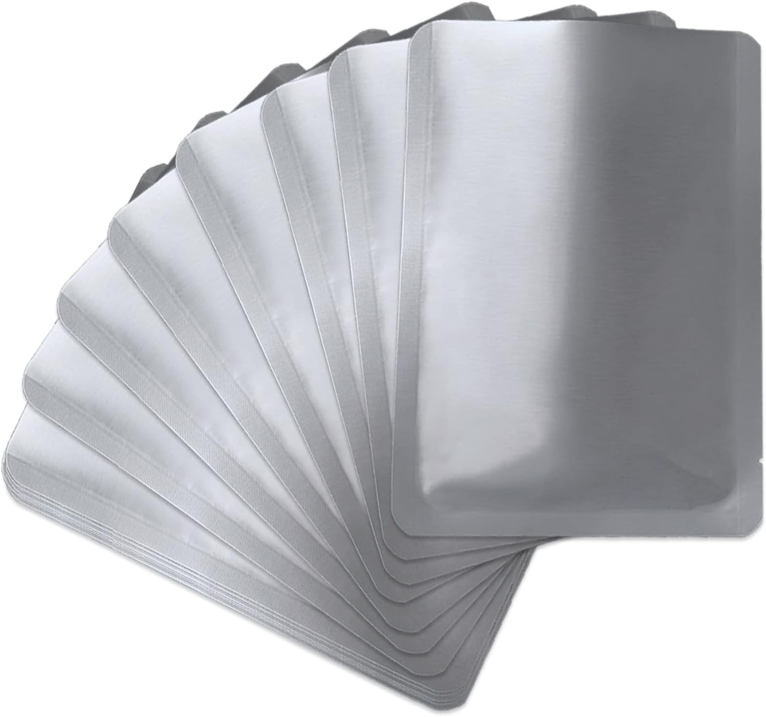 50 PCS 9.8 x 13.7 Inch 4.5 mil Thick (Single-sided) mylar bags for food storage, Heat Sealable Bags Storage Bags for Food, Coffee Beans, tea, grains, etc. Smell Proof Bags