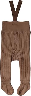 Infant Baby Girl Boy Ribbed Leggings Solid Suspender Knit Tights Footless Overall Pants Warm Pantyhose Stockings