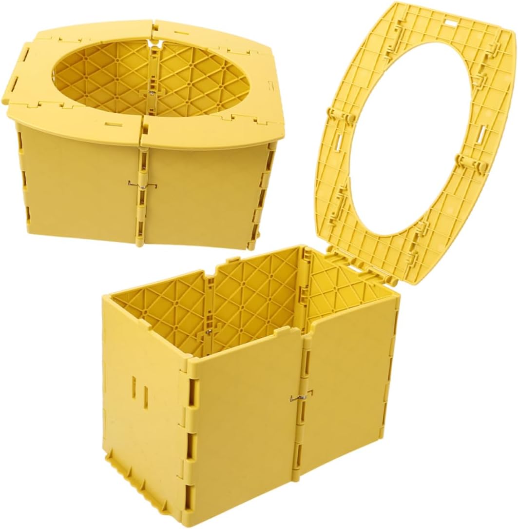 Foldable Portable Potty Seat for -Piece Set Emergency Travel Toilet for Boys and Girls Lightweight and Compact Design Outdoor Use