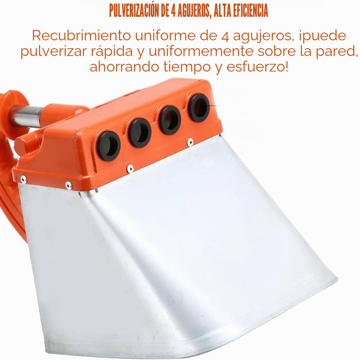 Pistola de pulverización neumática para cemento, tolva de aire automática para aplicación de hormigón, mortero y yeso, ideal para pintar gotelé o superficies de yeso
