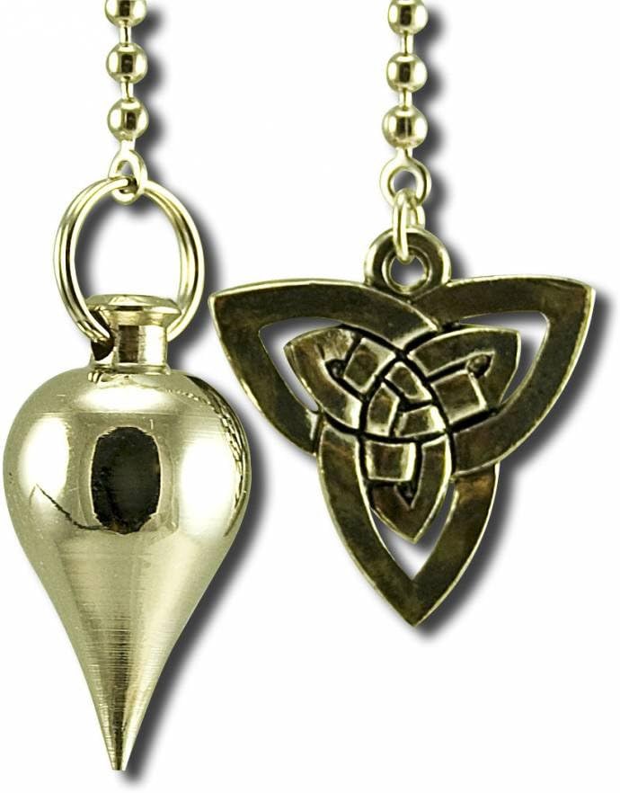 Xeonix Pendulums - , Classic Tear Drop Silver Knot