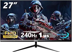 Monitor Gamer 27" FHD, 240Hz, 1ms, IPS, 1920X1080P, HDMI, Display Port, USB, compatível com G-sync, Freesync Premium Pro, Montagem VESA