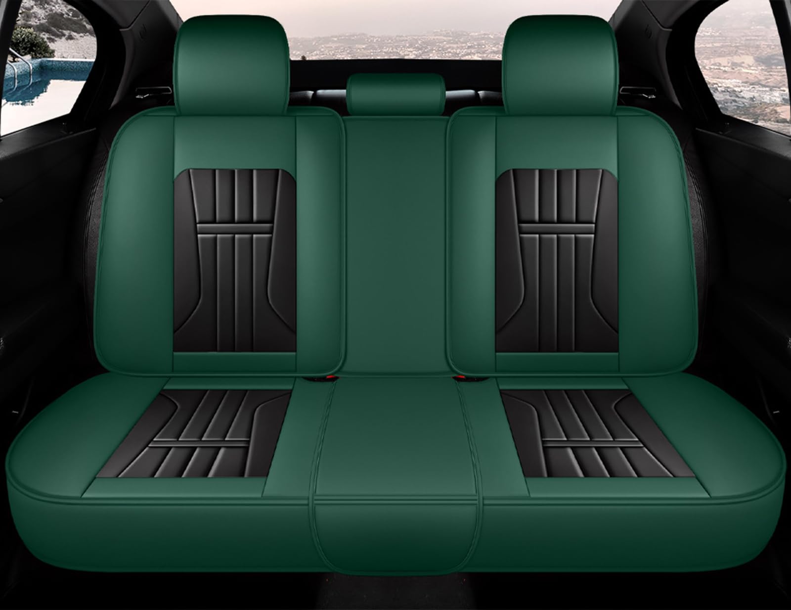 COPERCHI di Auto CAPERCHI- COPERCHI di Auto Auto Auto Comuni COPERCHI Auto Auto 5 SETTI Set in FATTURA UNIVERSALITURA, Fit Universale Compatibile airbag.,E