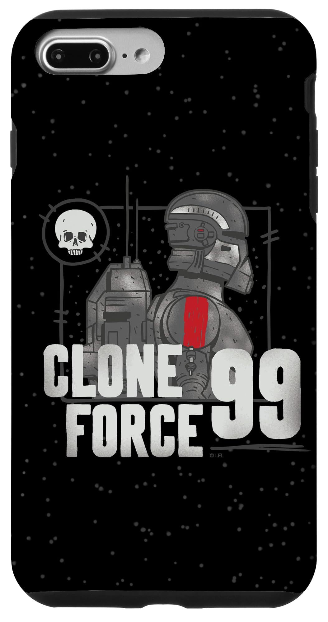 Coque iPhone 8 Plus Star Wars cadeau idéal Hunter Clone Force 99 - 4