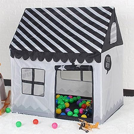 Amazon Moobom キッズテント 子供用テント キッズプレイハウス プリンセステント おままごと おもちゃ 子供 室内室外 知育玩具 折り畳み 誕生日 お出産祝い プレゼント キッズテント おもちゃ