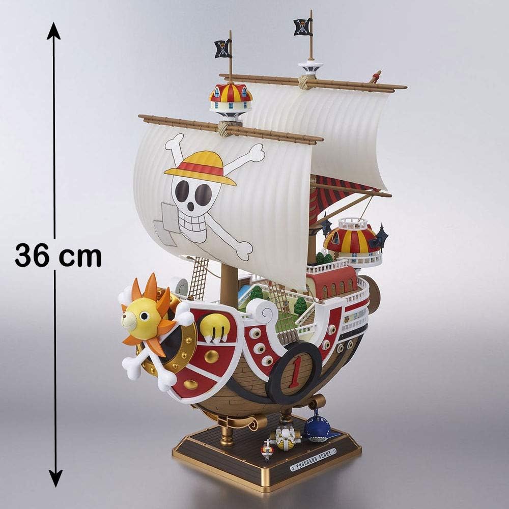 Thousand Sunny model with 36 cm height indicated