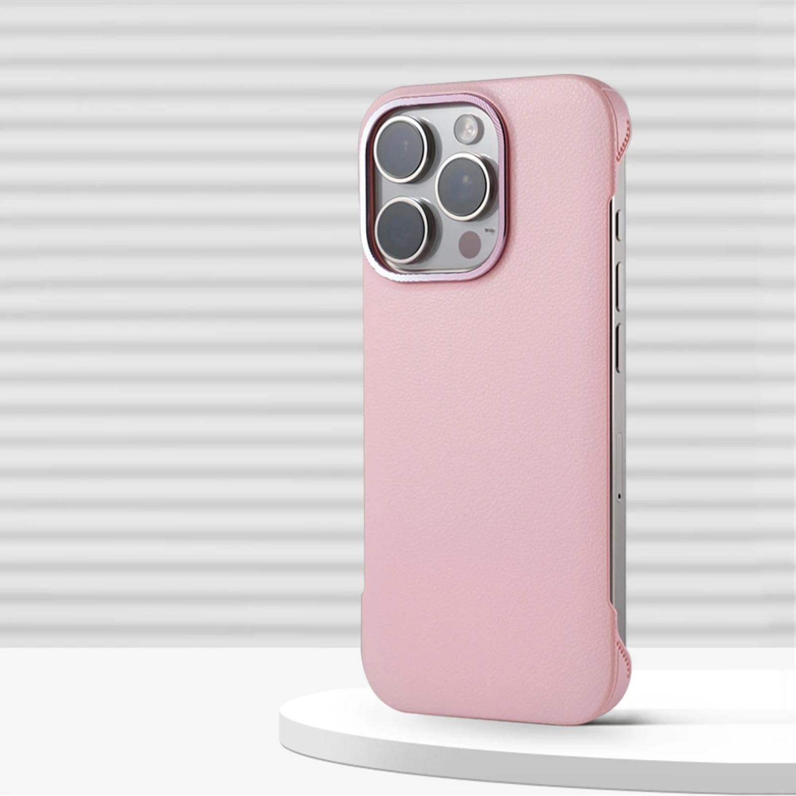 Coque rigide ultra fine iPhone 13 anti-rayures sans bordure rose - 8
